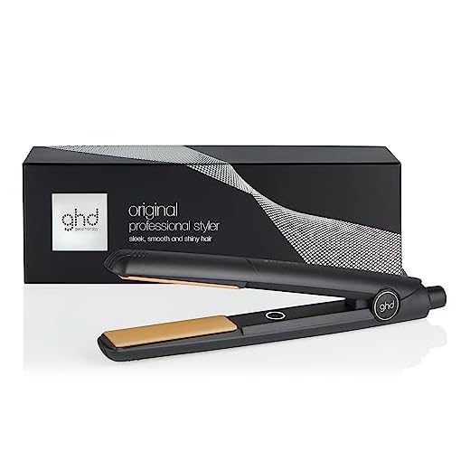 ghd original styler - Plancha de pelo profesional para un cabello suave y brillante, crea de liso a ondas, tecnología Single-zoneTM, temperatura óptima de peinado 185º, placas cerámicas, negro