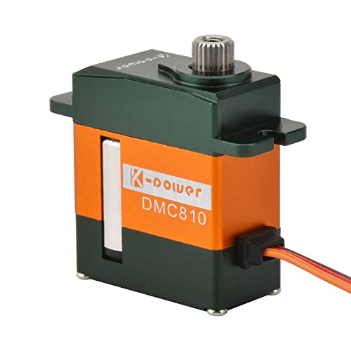 Dmc810 2Kg/0.03Sec Digital Servo Motor,Titanium Gear Rc Servo For Rc 450 500 Helicopter,Full Aluminum Case Servo,Mini Servo For Rc Airplane/Helicopter/Car/Boat #TOP7