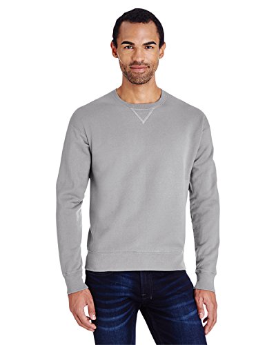 Image of Garment-Dyed Crewneck Sweatshirt by ComfortWash by Hanes