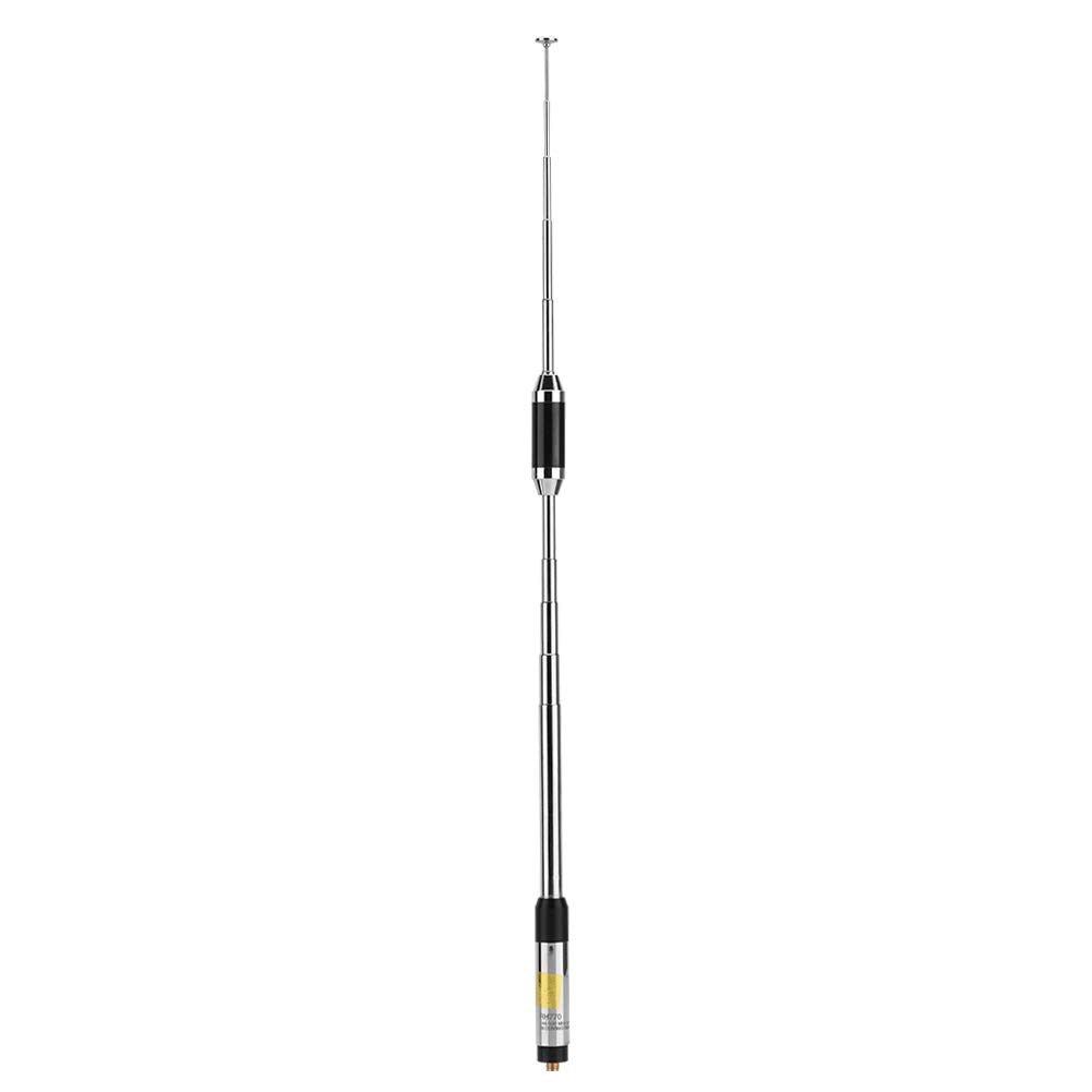 Antena Bewinner RH-770 SMA-F do ręcznej, wysuwanej teleskopowej anteny UHF/VHF, wzmocnienie 3,0dBi / 5,5dBi Wymień uszkodzone anteny radiowe