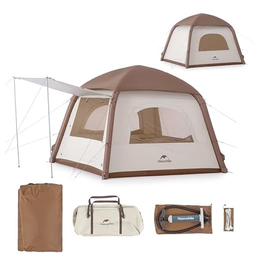 Barraca de Camping Inflável , Naturehike , para 3 pessoas