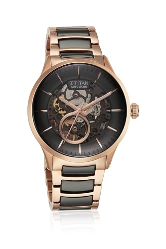 Titan Ceramic Fusion Automatic Anthracite Dial Watch - NT90174KD03 - Image 2