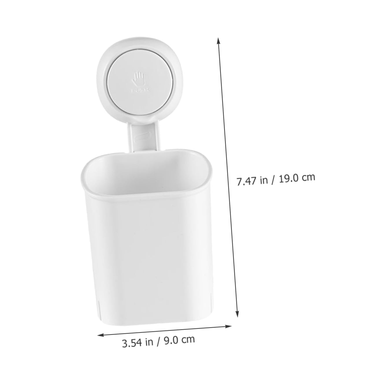 ULTECHNOVO 3piezas Soporte De Pared para Cepillos De Dientes y Afeitar Organizador y Cocina Ventosa Sin Taladros para Superficies Porosas Almacenamiento De Accesorios De Personal