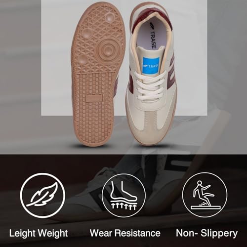 Image of TRASE Casual Sneaker Shoes for Women | Soft Cushioned Insole | Sneakers for Woman | Lightweight | Comfortable | Stylish, Trendy Girls and Women Sneakers with Laces