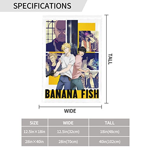 Anime Banana Fish Garden Flag Welcome Summer Vertical Double Sided Yard Flag Outdoor Decor Holiday Garden Flags For Outside Patio Porch Lawn 28"X40" #TOP7
