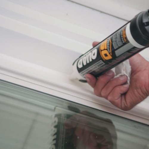 Image of OSI Quad Max Window, Door and Siding Sealant, Clear, 9.5 fl oz Cartridge, 12 Pack