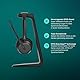 EPOS Impact 1061T ANC Stereo Bluetooth Headset Teams Zertifiziert mit Active Noice Cancelling (ANC) inkl. kontaktlose Ladestation