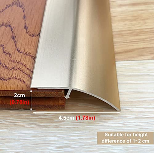 Bande de transition de sol pour rattraper un dénivelé de 2 cm sans percer