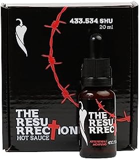 I LOVE SPICY The Resurrection Sos Chili 20 ml, Mierzone w Laboratorium 433.534 SHU (Papryczka Chili Carolina Reaper 85%) Sos Ostry, Ostrość 10/5