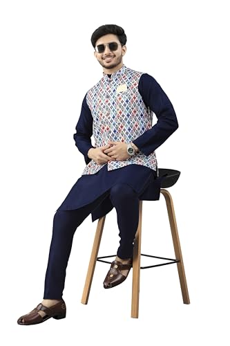 Image of Trustous Traditional Men's Kurta Koti Set (3 PCS SET)