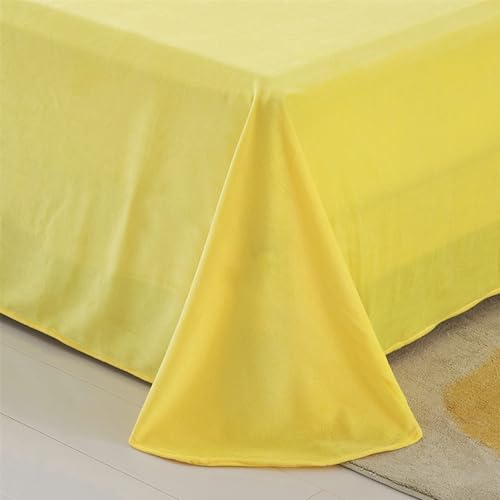 MorroMorn 5 PCS Plush Shaggy Duvet Cover Sets, Luxury Shag Fluffy Comforter Cover Fuzzy Bedding Set - Long Faux Fur Ultra Soft Cozy (Yellow, Full/Queen) - Image 5