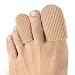 Welnove 10Pack Toe Caps Closed Toe Surface Fabric Sleeve Protectors with Gel Lining, Prevent Pain Relief for Corns, Blisters and Ingrown Toenails (Size Large + Size Medium)