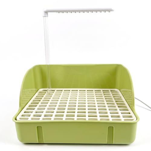 Baño para pájaros con circulación automática y ducha USB para conures y periquitos 2