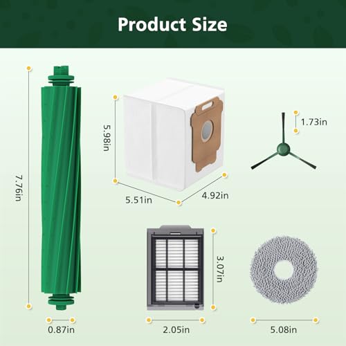 Image of 25 Pcs Replacement Parts for iRobot Roomba 505X /Plus 405 /505 /507 Combo
