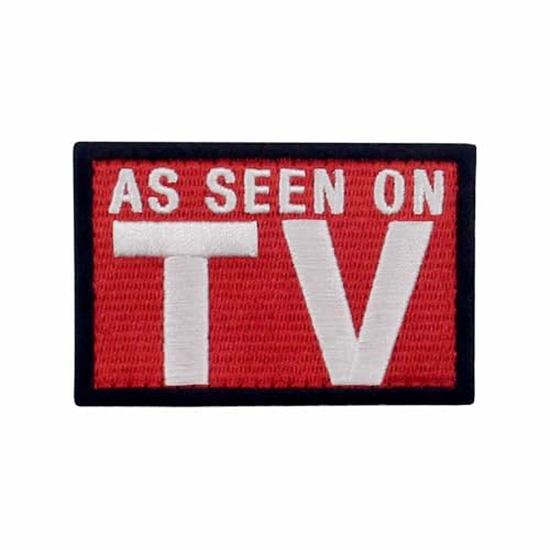 As Seen On TV Patch Embroidered Morale Applique Fastener Hook & Loop Emblem