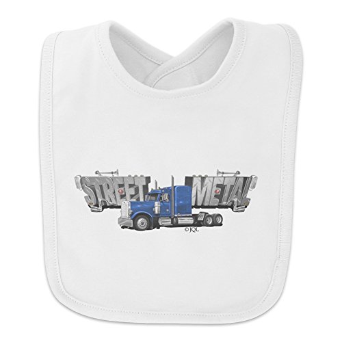 GRAPHICS & MORE Street Metal Semi Tractor Trailer Truck Cab Baby Bib