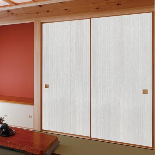 ふすま紙 【10枚セット】 ふすま 張り替え 襖紙 おしゃれ/のりなし 洋風 (木目調 グレー)