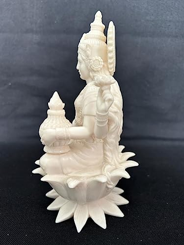 Estatua de Lakshmi de mármol de 18 cm miniatura 5