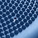 BODYMATE Ballsitzkissen inkl. Pumpe BLAU 34cm Durchmesser - Balance-Kissen, Luftkissen, Balance Pad, Noppenkissen - Core -, Fitness-, Reha-, Koordinations- und Rückentraining