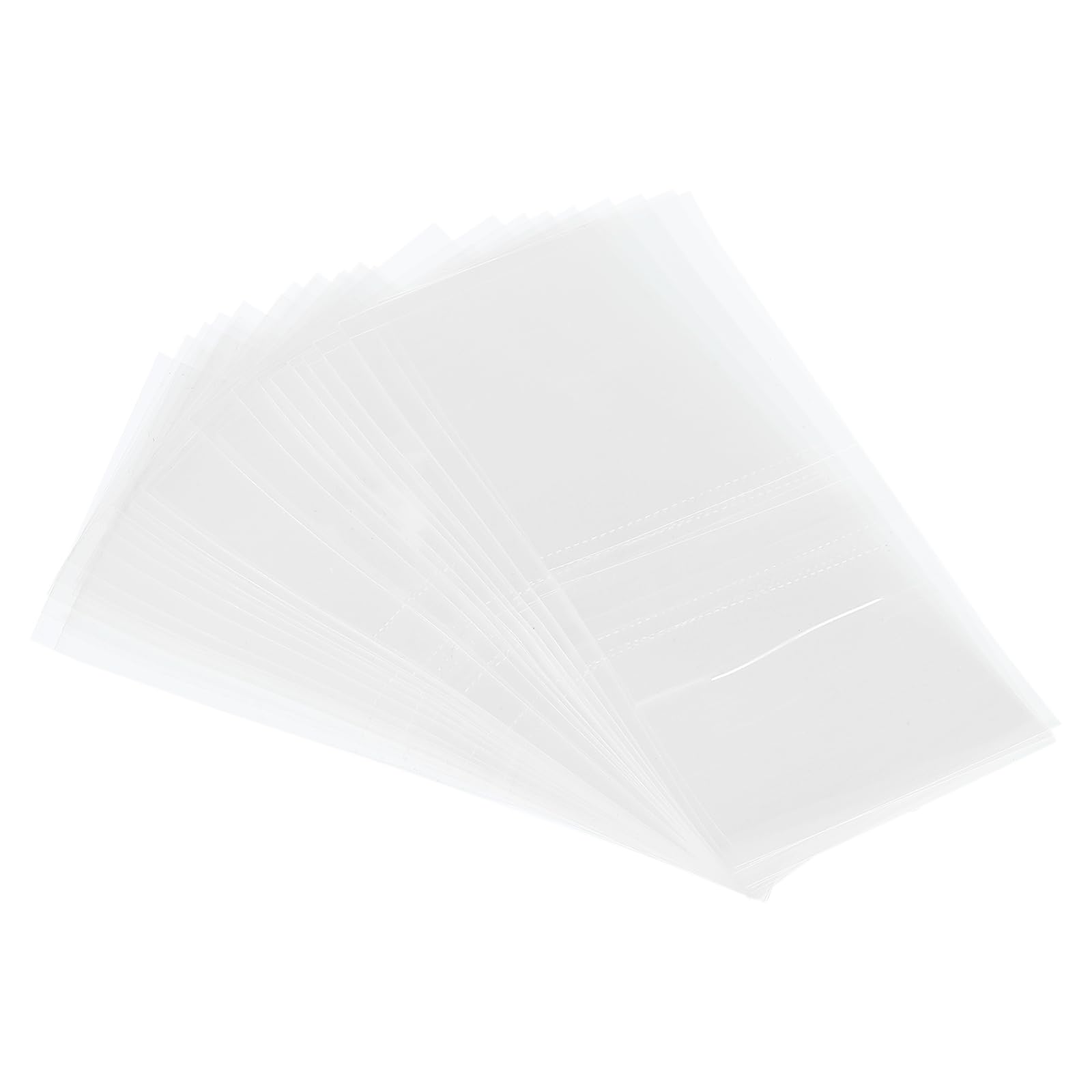 PATIKIL 69x35mm Fascette Termorestringenti Perforate in PVC, 500pz Pellicola termoretraibile per Bottiglie Barattoli Lattine Scatole Adatte per Diametro Tappo 1,54 a 1,65", Trasparenti