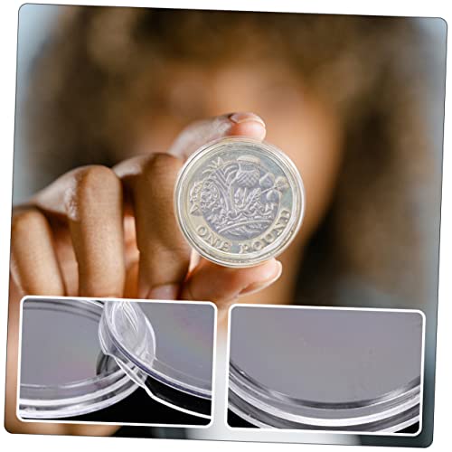 Cápsulas protectoras de monedas 25mm transparentes VILLCASE miniatura 6
