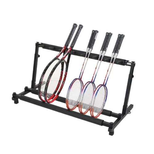 Support de rangement raquette tennis pliable contre le désordre