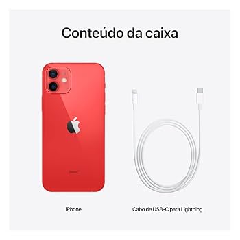 Apple iPhone 12 赤　　64GB Celular Apple iPhone 12 Vermelho 64GB 4 GB com o Melhor