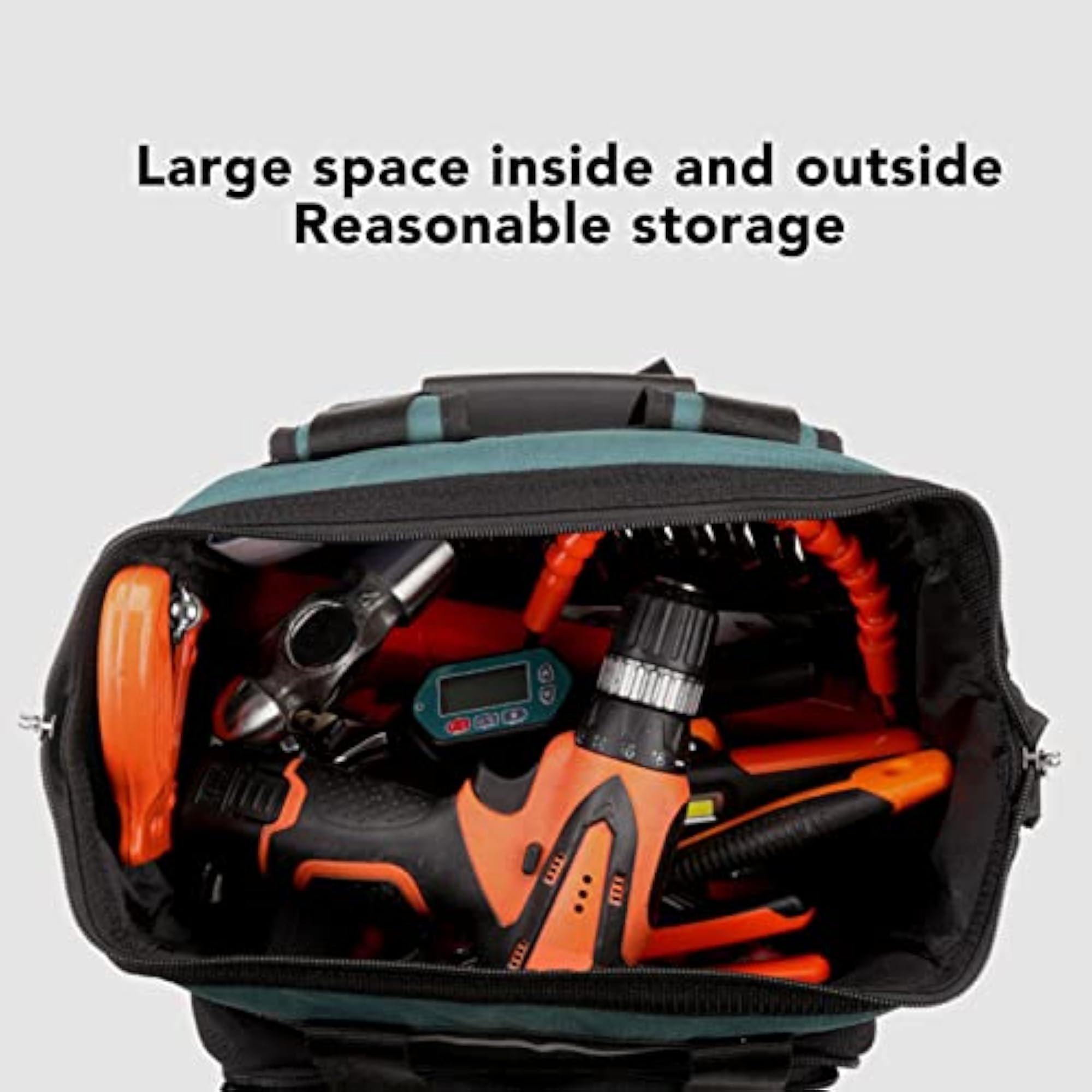 Multifunction Tool Backpack, Easy Carrying Tear Resistant Canvas