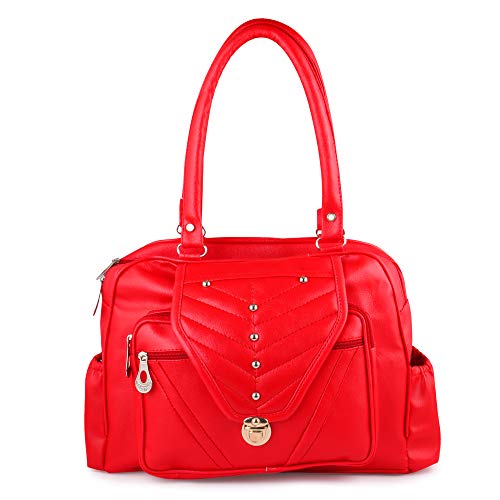 Ritupal Collection®women shoulder handbag PU (Red)