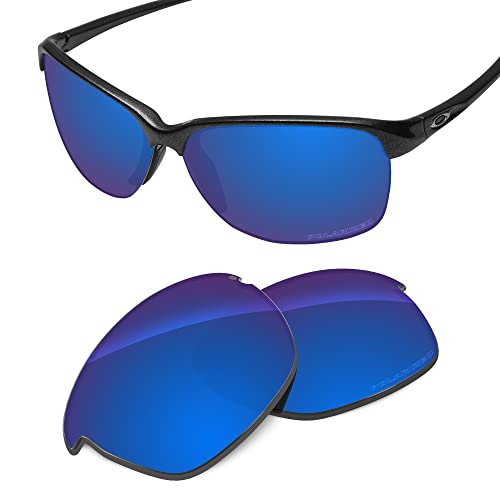 Verres compatibles avec Oakley Unstoppable bleu saphir polarisé pour lunettes de soleil de sport