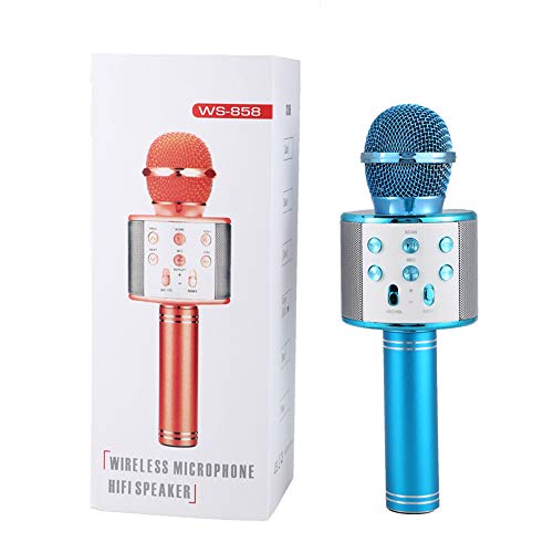 Preisvergleich Produktbild AZLMJXH Bluetooth-Mikrofon-Lautsprecher, Mikrofon Handmikrofon Karaoke-Mikrofon-Musik-Player Gesang Recorder KTV,3