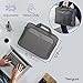 Targus 15-16 Inch Classic Slim Laptop Bag, Gray - Ergonomic Briefcase and Messenger Bag - Spacious Foam Padded Laptop Bag for 16