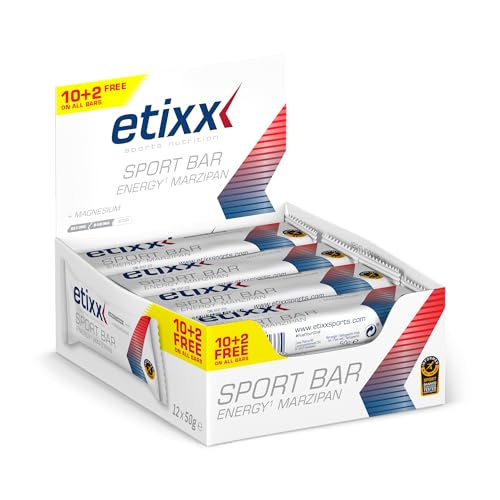 ETIXX Energy Bar Sabor mazapan 12barritas, Negro, Normal