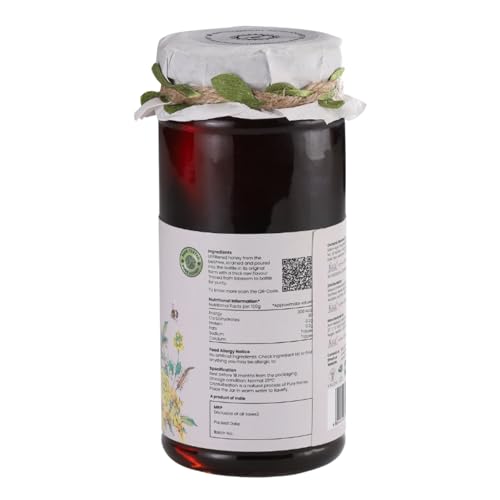 Image of KALON 100% Natural Raw Honey | NMR Tested | No Added Sugar and Preservatives | Thick Raw Flavour - 300 gm