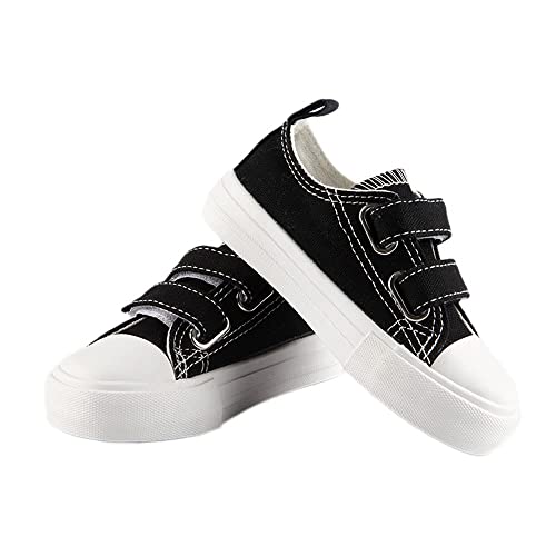 iFANS Girl and Boy Tall Canvas Kids Lace up Knee High Sneakers Black, 12.5 Narrow Little Kid2