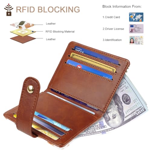 Small Wallets for Women Slim Minimalist for Bifold Credit Card Holder for Pocket or Purse, Full Floral3