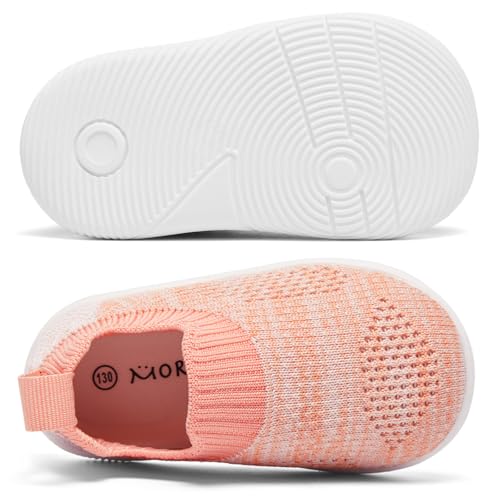 Image of MORENDL Baby Toddler Walking Socks Non-Slip Breathable Unisex Casual Sneakers