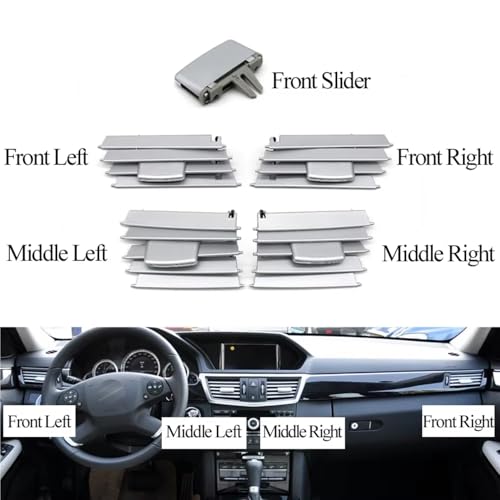 Grille d'aération Classe E W212 Benz console avant gauche pour climatisation E200 2009-2013 - 3