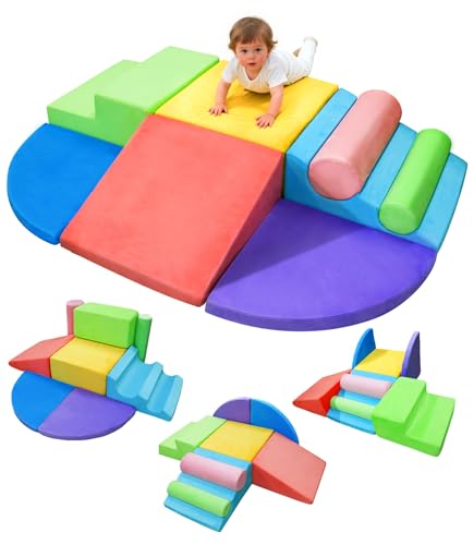 Teckid 8-Piece Foam Climbing Blocks