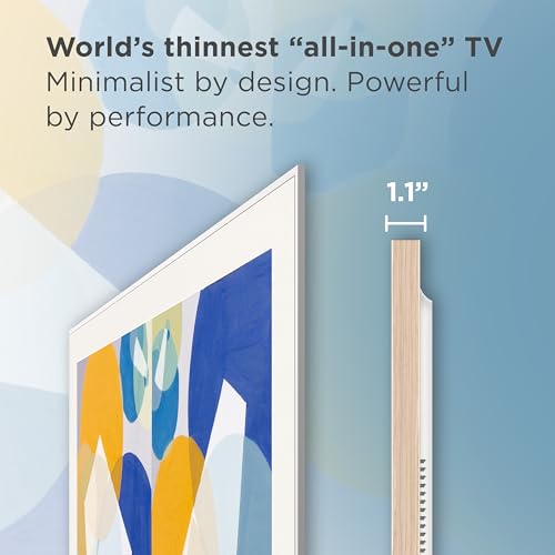 Image of TCL 65 Inch Class NXTVISION Series Picture Frame Canvas Art TV | 65A300W, 2024 Model | QLED 4K HDR Smart Google TV | 120HZ Dolby Atmos Audio | Voice Remote Alexa Google Apple Streaming Television