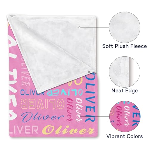 Image of PUREFLY Ships Next Day-Personalized Blanket for Kids- Custom Blanket with Name for Teen Girls and Boys, Birthday Gifts for Women and Men, Customized Flannel Throw, Christmas Blankets Gifts for Baby