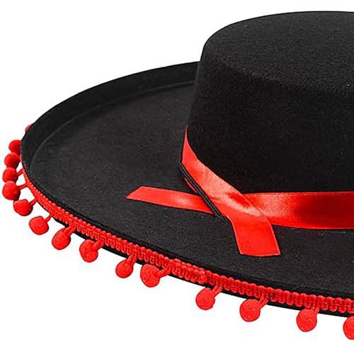 Sombrero mexicano de para festivales de música al aire libre y disfraces temáticos 6