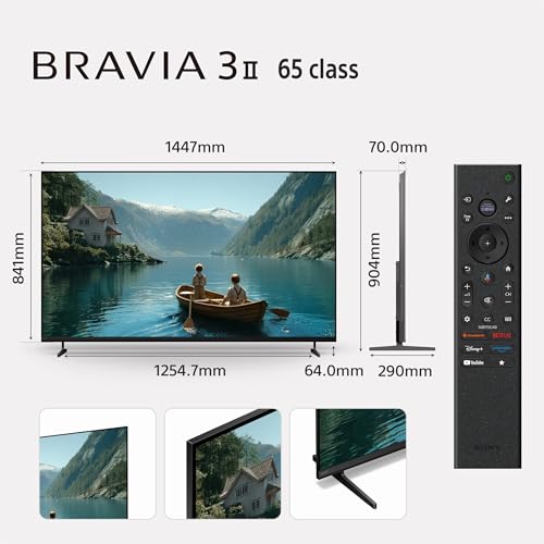 Image of Sony 164 cm (65 inches) BRAVIA 3II Ultra HD Smart LED Google TV K-65XR35M2