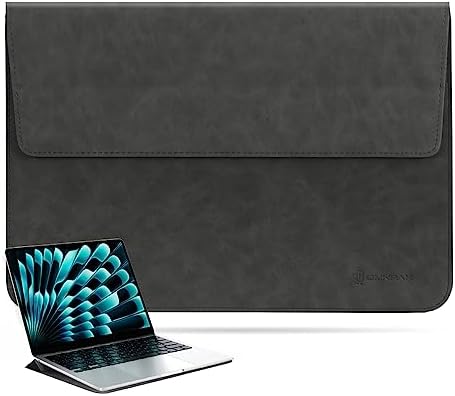 Omnpak Compatible with MacBook Air 15 inch Case,Laptop Sleeve with Stand for 15.3 inch New MacBook Air M2 A2941 2023/MacBook Pro 15 A1398/ A1990/A1707,Water Repellent Laptop Sleeve