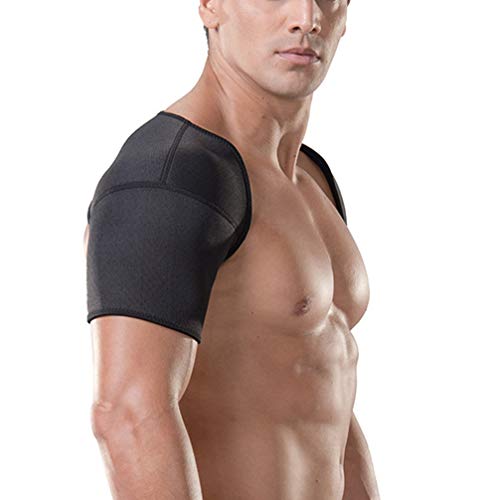 Shoulder Pads Mens Stability Support Shoulder Sleeve Strap Double Protection Lifting Brace Sports Back Braces Brace Wraps