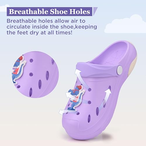 Image of Kids Girls Boys Clogs Garden Shoes Toddler Beach Summer Slides Slippers Indoor Outdoor Children Water Shower Pool Sandals for Toddler /Little Kid