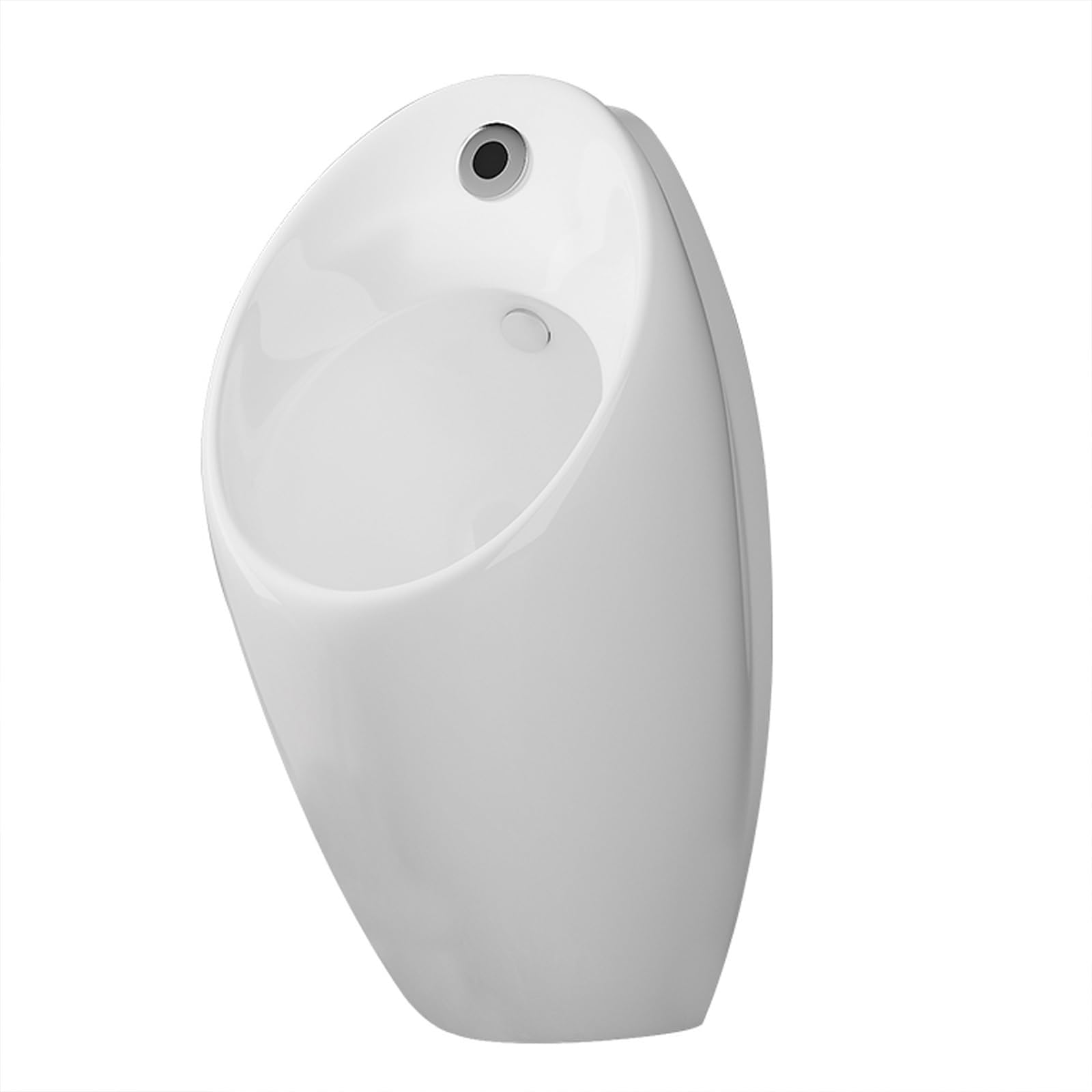 Urinario de cerámica con sensor infrarrojos que automatiza la higiene sin contacto