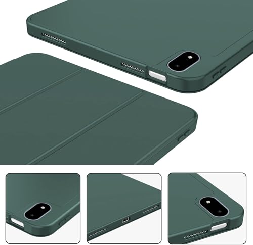 Image of TGK Case for OnePlus Pad 3 13.2 inch Tablet, Pad 2 Pro, Pad 4 Pro Case Trifold Smart Stand Cover (Green)