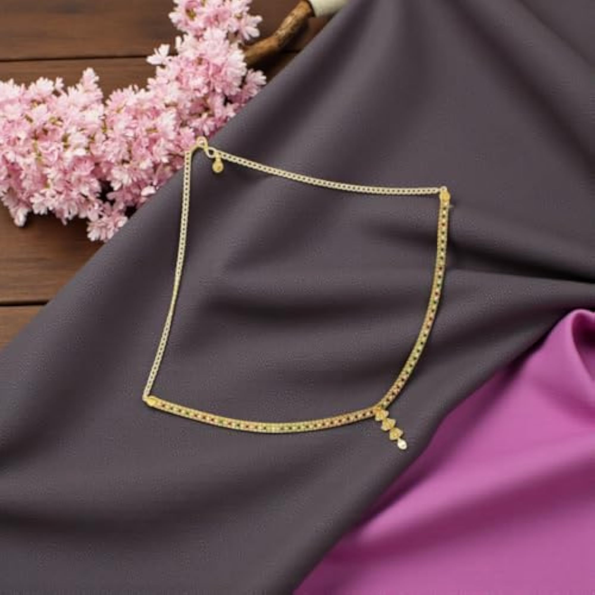 Women's Multicolor Gold-Tone Adjustable Waist Chain