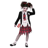 Morph Disfraz Colegiala Zombie Niña, Disfraz Halloween